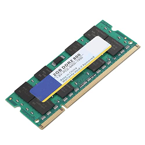 Miokycl Xiede DDR2 800 MHz 2 G 1,8 V 200 Pin für Laptop, Hohe Laufgeschwindigkeit, Arbeitsspeicher, RAM, Voll Kompatibel von Miokycl