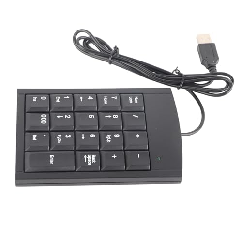 Miokycl numerPortable Mini-USB-Nummernblock für Laptop-Tastaturen, Nummernblock, 14 × 9 × 2, tragbare Mini-USB-Zifferntastatur für Laptop von Miokycl