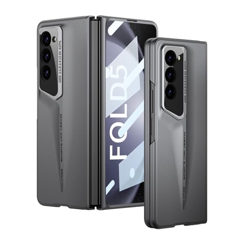 Blade Folding Phone Case für Samsung Galaxy Z Fold 5, Ultradünne Hülle mit integrierter Schale und Membran für Z Fold 4, Matte PC-Hartschale (Grau, Für Fold 4) von MiorMiar