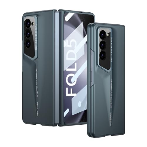 Blade Folding Phone Case für Samsung Galaxy Z Fold 5, Ultradünne Hülle mit integrierter Schale und Membran für Z Fold 4, Matte PC-Hartschale (Grün, Für Fold 5) von MiorMiar