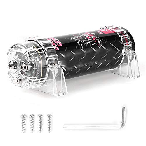 Miosugo Auto-Kondensatoren, 4-Farad-Leistungskondensatoren, Auto-Subwoofer-Kondensatoren, für Auto-Musiksysteme, LED-Spannungsanzeigen, Auto-Audio-Verstärker von Miosugo