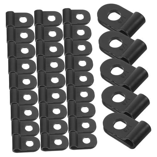 Mipcase 100Stücke Kabelmanagement Clips für Kabel Praktische Lichtschlauch Montageclips zur Wandbefestigung für Audio Videokabel Mipcase 100Stücke Kabelmanagement Clips für Kabel Praktische Lichtschlauch Montageclips zur Wandbefestigung für Audio Videokabel von Mipcase