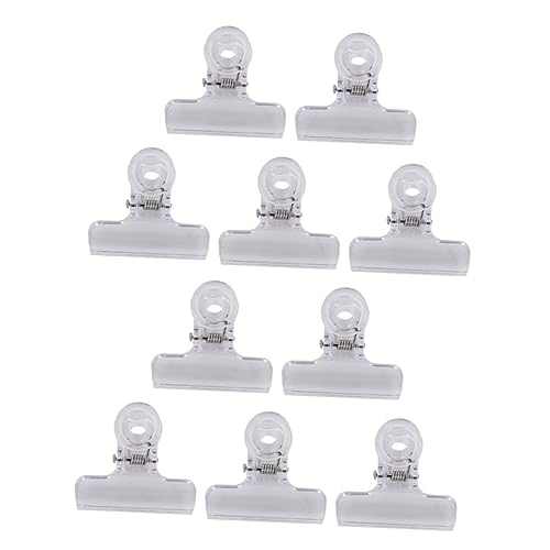 Mipcase 10Stücke Transparente Binder Clips Universelle Büroklammern für Schule Büro und Zuhause Langlebig Praktisch für Dokumentenorganisation und Notizen Mipcase 10Stücke Transparente Binder Clips Universelle Büroklammern für Schule Büro und Zuhause Langlebig Praktisch für Dokumentenorganisation und Notizen von Mipcase