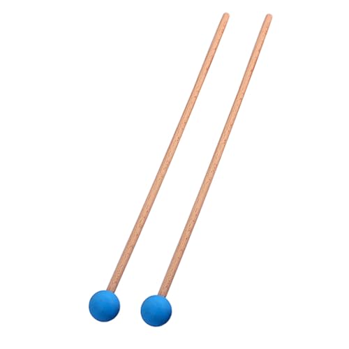 Mipcase 1Paar Percussion Sticks mit Holzgriff für Glockenspiel und Trommel Gummikopf Mallets für Kleinkinder Perfektes für Musikliebhaber Mipcase 1Paar Percussion Sticks mit Holzgriff für Glockenspiel und Trommel Gummikopf Mallets für Kleinkinder Perfektes für Musikliebhaber von Mipcase