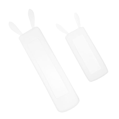 Mipcase 2 Stück Fernbedienung gehäuse Skin-Hülle für die Fernbedienung Fernschutz Remote-Haut-Hülse Abdeckung für tv-Fernbedienung Gehäuse der Fernbedienung Fernhülle Kieselgel Transparent von Mipcase