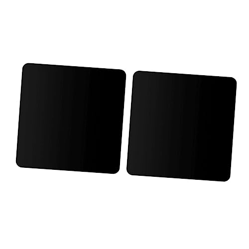 Mipcase 2 Stück Foto -Board -Requisiten Spiegel Schießen Platte Foto -Requisiten Planke Hintergrund der Make-up-Fotografie Reflektor-Hintergrundornamente Acryl Black von Mipcase