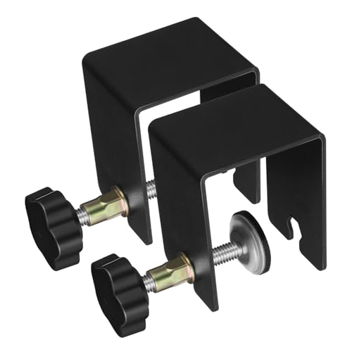 Mipcase 2 Stück Schubladen-einbauhilfe Schubladenklemme Schubladenbefestigungsklemme Verstellbare Schubladenbefestigungsclips Schrankhalter Zum Einbau C-klemmen Stahl Black von Mipcase