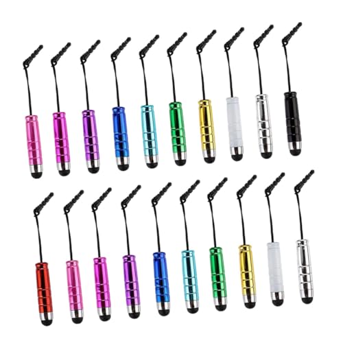 Mipcase 20Stücke Touch Pen Set Staubschutz für Handy Tablet Kompatibel mit Ipad Anderen Touchscreen Geräten Weiche Spitze für Optimalen Schutz Empfindlichkeit Mipcase 20Stücke Touch Pen Set Staubschutz für Handy Tablet Kompatibel mit Ipad Anderen Touchscreen Geräten Weiche Spitze für Optimalen Schutz Empfindlichkeit von Mipcase