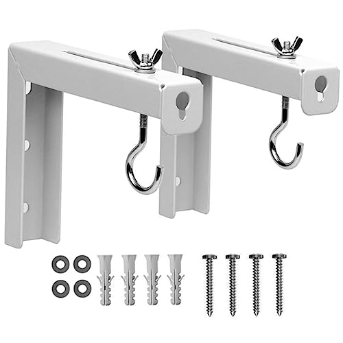 Mipcase 2Stücke Deckenhalterungen für Projektorbildschirm Verstellbare Wandhalterung für Stabilität im Büro Zuhause Kompatibel mit Meisten Mipcase 2Stücke Deckenhalterungen für Projektorbildschirm Verstellbare Wandhalterung für Stabilität im Büro Zuhause Kompatibel mit Meisten von Mipcase