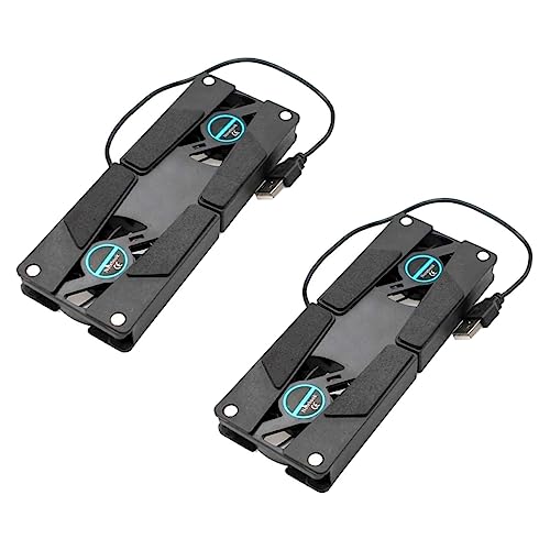 Mipcase 2Stücke USB Laptop mit Faltbarem Design Teiliges mit Leisen Lüftern für Effektive Kühlung für Laptop für Pendler Studenten Mipcase 2Stücke USB Laptop mit Faltbarem Design Teiliges mit Leisen Lüftern für Effektive Kühlung für Laptop für Pendler Studenten von Mipcase
