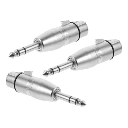 Mipcase 3Stücke Xlr Adapter zu Xlr Steckdose Robuster Flexibler Audio für Mikrofone Mischpulte Kompatibel mit Verschiedenen Audioanwendungen von Mipcase