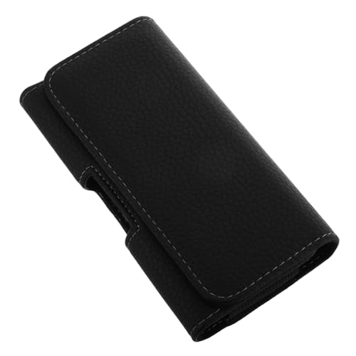 Mipcase Handy-Gürteltasche handyhalterung Lederband Hochleistungs -Telefonhülle Robuste Handytasche Handyhülle mit Gürtelschlaufe Handytasche mit Clip PU-Leder Black Mipcase Handy-Gürteltasche handyhalterung Lederband Hochleistungs -Telefonhülle Robuste Handytasche Handyhülle mit Gürtelschlaufe Handytasche mit Clip PU-Leder Black von Mipcase