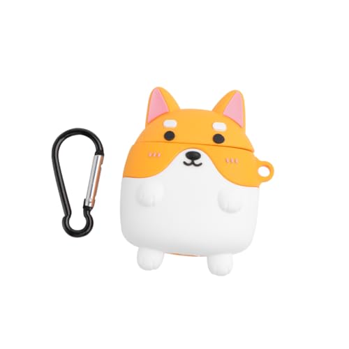 Mipcase Kopfhörer Fall Schutz Knospen Fall Carabiner Hook Stoßfest Karabinerhaken gehäuse Abdeckung für kabellose Kopfhörer kabellose kopfhörer hülle Yellow von Mipcase