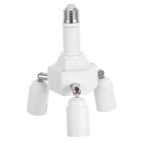 Mipcase Lampenadapter Standard-Lampenfassung Konverter für Lampenfassungen Nur Glühbirnenhaltersockel Glühbirnen-Adapter Leuchtstecklampenhalter Lampenhalterung Metall Weiß Mipcase Lampenadapter Standard-Lampenfassung Konverter für Lampenfassungen Nur Glühbirnenhaltersockel Glühbirnen-Adapter Leuchtstecklampenhalter Lampenhalterung Metall Weiß von Mipcase