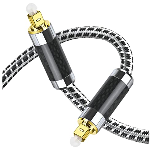 Mipcase Optisches Audiokabel Hochwertiges Kabel für Monitor Heimkino Störungsfreie Übertragung Vergoldete Anschlüsse Flexibles Design für Digitale von Mipcase