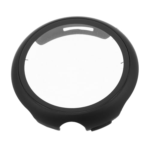 Mipcase Pc Uhrengehäuse Zifferblattschutz Smartwatch-Abdeckung Beobachten Sie Cover Smartwatch-Schale Beobachten Sie die Reisekoffer Smart Watch Case gehärtetes Glas Black von Mipcase