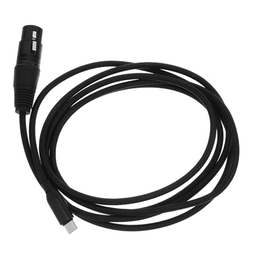 Mipcase Type Zu Xlr Mikrofonkabel Tragbares Audio Adapterkabel Für Computer Laptops Smartphones Tablets Vielseitig Einsetzbar Benutzerfreundliches Design Für Problemlose von Mipcase