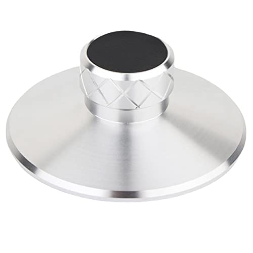 Mipcase Vinyl Stabilisator Aus Aluminium Magnesiumlegierung Professionelles Audio Gewichtsgewicht Für Verbesserte Klangqualität Reduzierte Vibrationen Bei Vinylplatten von Mipcase