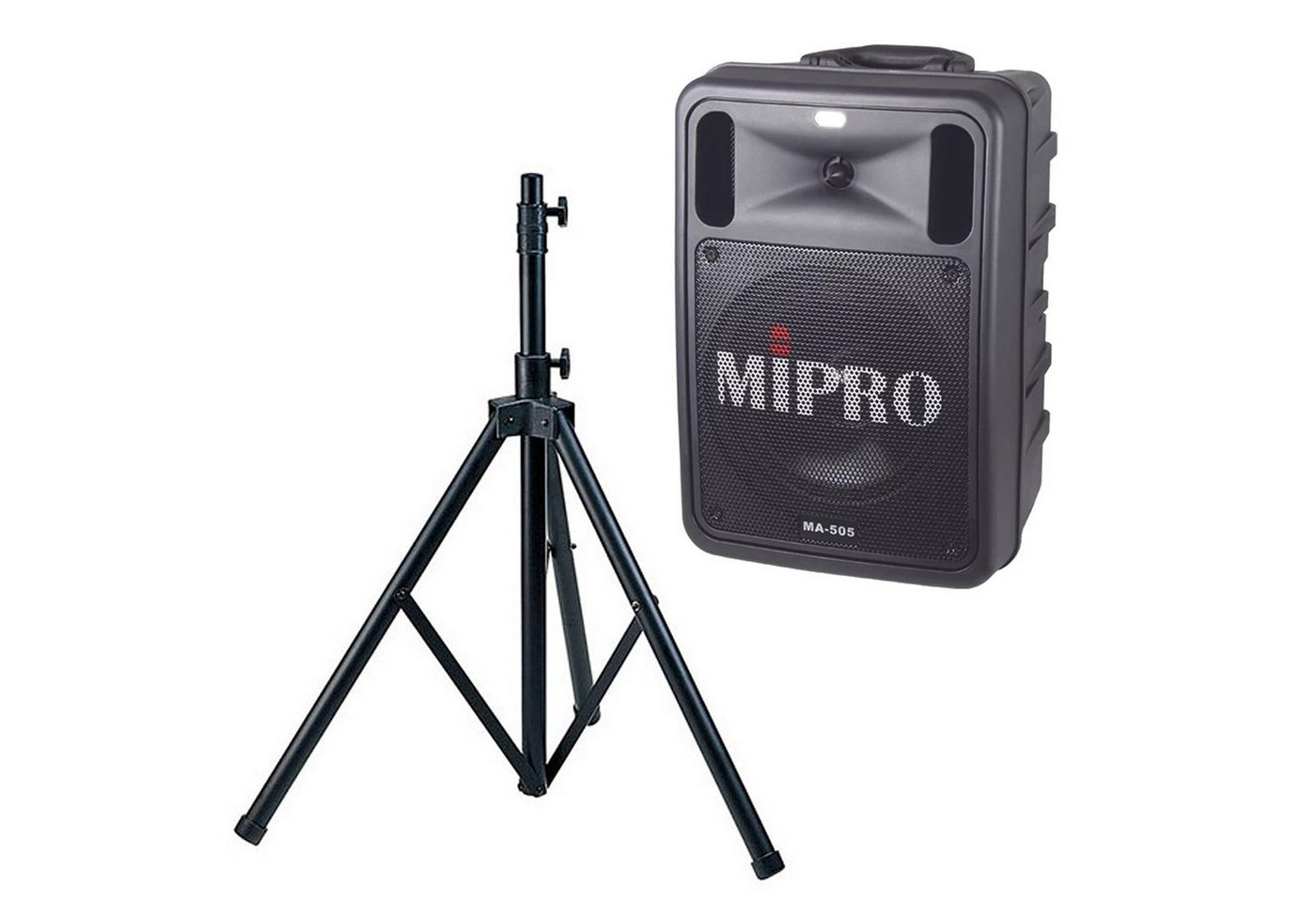 Mipro Audio MA-505R2 Mobiler Lautsprecher mit Stativ Lautsprechersystem (Bluetooth, 100 W) von Mipro Audio