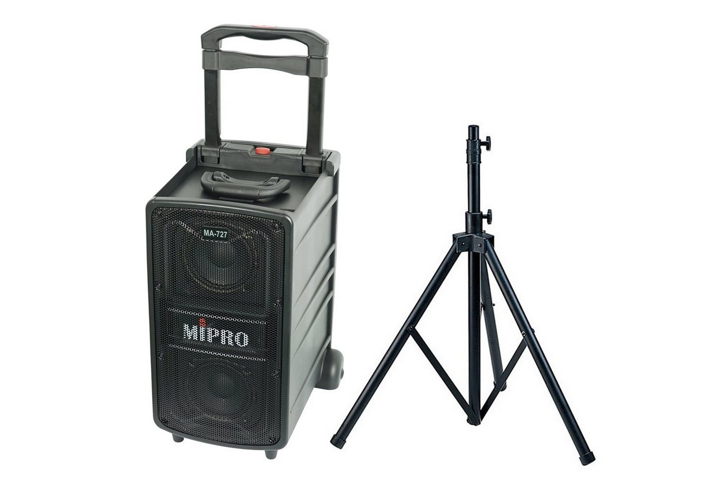 Mipro Audio MA-727 mit 1-Kanal Empfangsmodul und Stativ Lautsprechersystem (Bluetooth, 170 W) von Mipro Audio