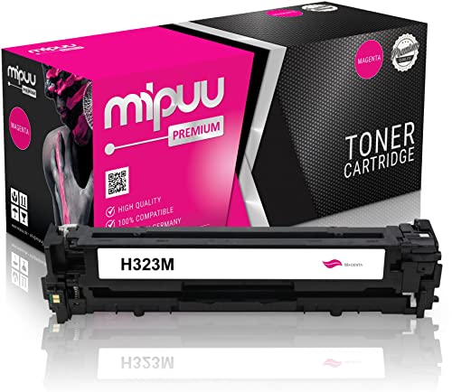 Mipuu Toner kompatibel für HP 128A CE323A Magenta Rot für HP Laserjet Pro CP1520 CP1521 CP1522 CP1523 CP1525 CP1526 CP1527 CP1528 Color CM1410 CM1415 von Mipuu