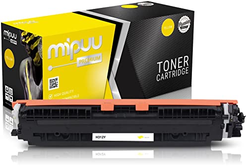 Mipuu Toner kompatibel für HP CE312A 126A Yellow Gelb für HP Laserjet Color Pro CP1012 CP1025 CP1025NW M275 M275N Pro CP1012 CP1025 CP1025NW MFP M175 von Mipuu
