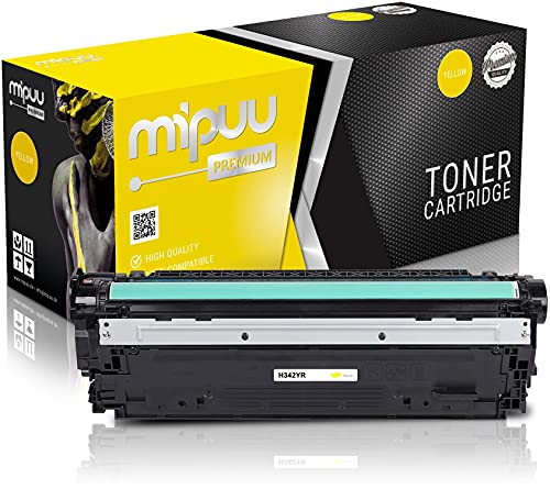 Mipuu Toner kompatibel mit HP CE342A 651A Yellow für Color Laserjet Managed MFP M775FM M775ZM | Laserjet Enterprise 700 MFP M775 M775DN 775F 775Z von Mipuu
