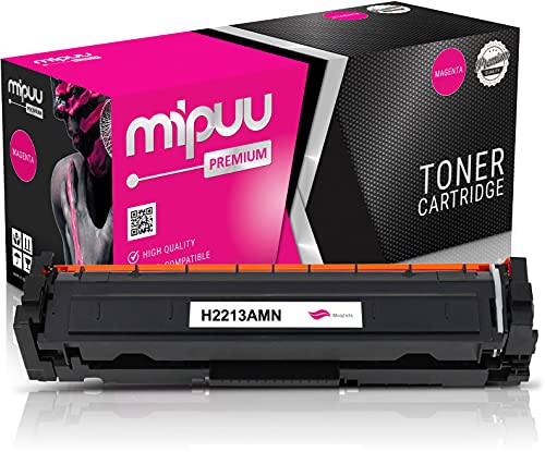 Mipuu Toner kompatibel mit HP W2213A 207A Rot (mit Chip) für Color Laserjet Pro M255 M255DW M255NW MFP M255 M255DW M282 M282NW M283 M283FDN M283FDW von Mipuu