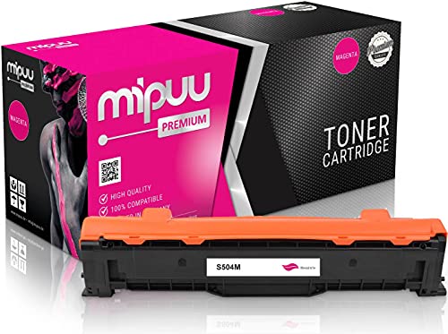 Mipuu Toner kompatibel mit Samsung CLT-M504S (Magenta) für CLP-415n CLP-410 CLP-415nw CLP-415 CLX-4195fn CLX-4195 Xpress C1860fw C1810w von Mipuu
