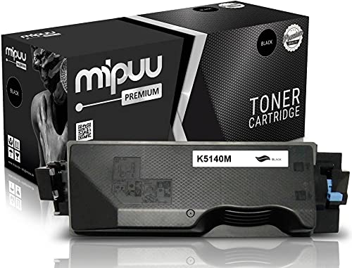Mipuu Toner kompatibel zu Kyocera TK-5140K (Schwarz) 1T02NR0NL0 für Ecosys M6030cdn M6530cdn P6130cdn Laserdrucker TK-5140 von Mipuu