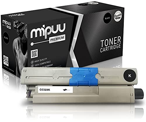 Mipuu Toner kompatibel zu OKI 44973536 (Schwarz) für C301 C301dn C321 C321dn MC332 MC332dn MC342 MC342dn MC342dnw Drucker von Mipuu