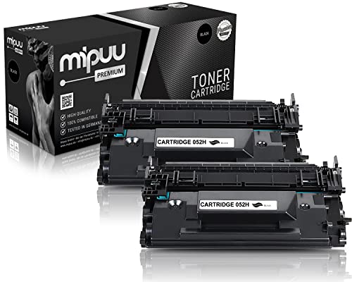Mipuu XXL Toner kompatibel mit Canon 052H 2er Set für Imageclass/i- Sensys LBP212 LBP214 LBP215 LBP215x MF421 MF424 MF426 MF428 MF428x MF429 von Mipuu