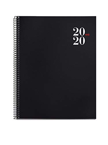 Miquelrius 25025 Terminkalender 2020, Wochenansicht, vertikal, 210 x 270 mm, Schwarz von Miquelrius