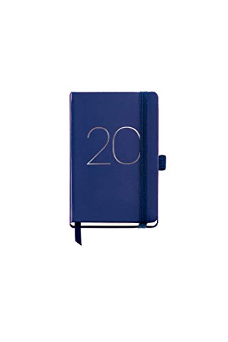 Miquelrius 31487 Taschenkalender 2020, Wochenansicht, horizontal, 90 x 140 mm, Katalanisch, Blau von Miquelrius