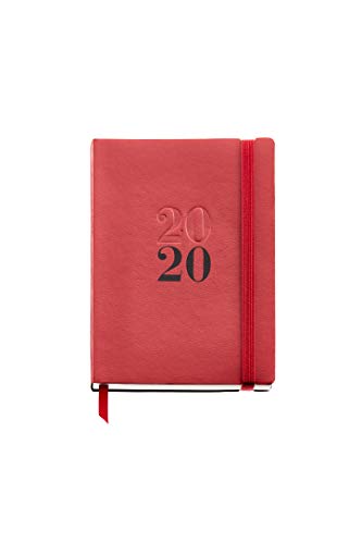 Miquelrius 33401 Terminkalender 2020, Wochenansicht, horizontal, 122 x 168 mm, Rot von Miquelrius
