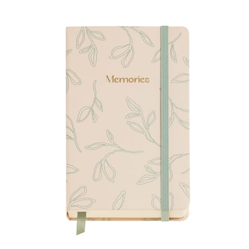 Miquelrius - Schönes Notizbuch (90 x 140 mm), Notizheft mit 100 glatten 100 g/m² Blättern, elfenbeinfarbenes Aquarellpapier, Hardcover, Rücktasche, elastischer Verschluss, Blätter von Miquelrius