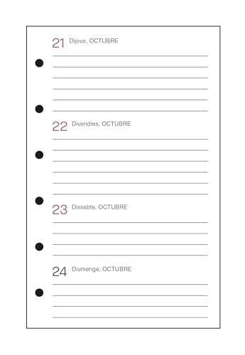 Miquelrius - Umfassender Jahreskalender 2024, Wochenansicht, Größe Caddy 80 x 120 mm, Katalanisch, Portugiesisch und Englisch von Miquelrius