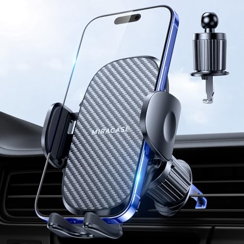 Miracase 2025 KFZ-Handyhalterung 【Verbreiterter stabiler Stahlhaken】 Lüftungsschlitz-Handyhalterung für das Auto, 360° drehbar, Ein-Knopf-Entriegelung, Handyhalterung für iPhone, Galaxy, alle 10,2 Miracase 2025 KFZ-Handyhalterung 【Verbreiterter stabiler Stahlhaken】 Lüftungsschlitz-Handyhalterung für das Auto, 360° drehbar, Ein-Knopf-Entriegelung, Handyhalterung für iPhone, Galaxy, alle 10,2 von Miracase