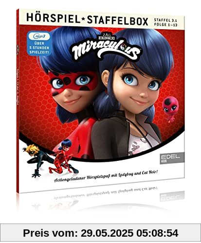 Miraculous - Geschichten von Ladybug & Cat Noir Staffelbox 3.1 - Das Original-Hörspiel zur TV-Serie (Folgen 1 - 13) von Miraculous