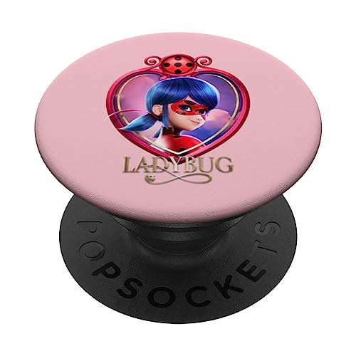 Miraculous Ladybug The Movie LB Badge Title PopSockets mit austauschbarem PopGrip von Miraculous