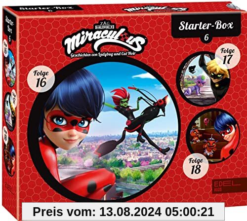 Miraculous - Starter-Box 6 (16 - 18) - Die Original-Hörspiele zur TV-Serie von Miraculous