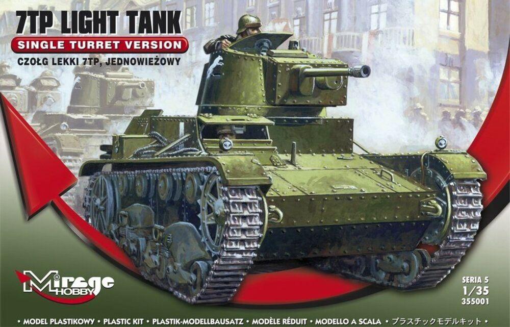 7TP Light Tank Single Turret Version 7TP Light Tank Single Turret Version von Mirage Hobby