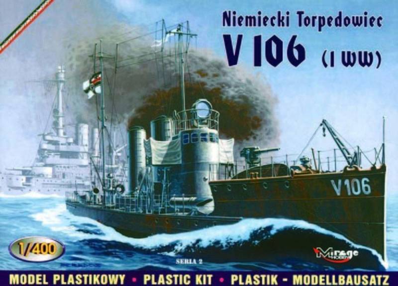Deutsches Torpedoboot V 106 von Mirage Hobby
