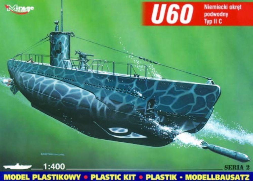 Deutsches U-Boot U 60 Typ II C Deutsches U-Boot U 60 Typ II C von Mirage Hobby