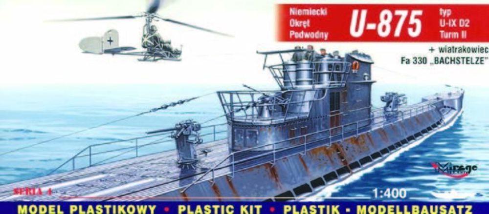 Deutsches U-Boot U 875 Typ IX D2 Turm II und FA 330 Bachstelze Deutsches U-Boot U 875 Typ IX D2 Turm II und FA 330 Bachstelze von Mirage Hobby