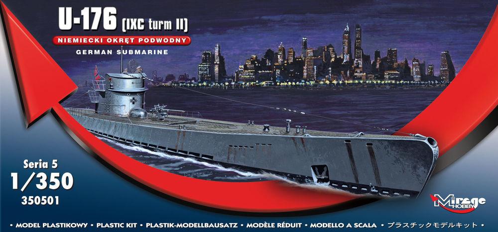 German Submarine U-176 (IXC turm II) von Mirage Hobby