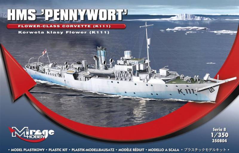 HMS PENNYWORT Flower-Class Corvette K111 von Mirage Hobby