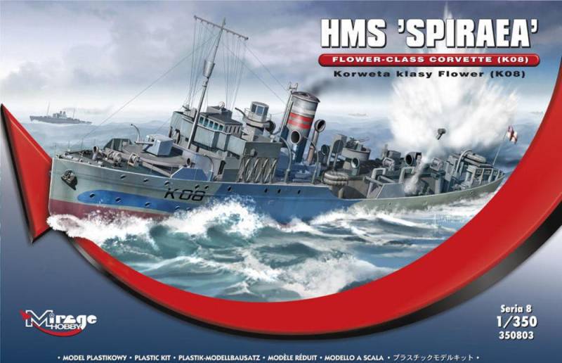 HMS SPIRAEA Flower-Class Corvette (K08) von Mirage Hobby