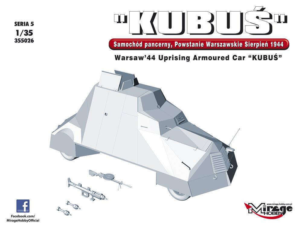 KUBUS Warsaw´44 Uprising Armoured Car von Mirage Hobby