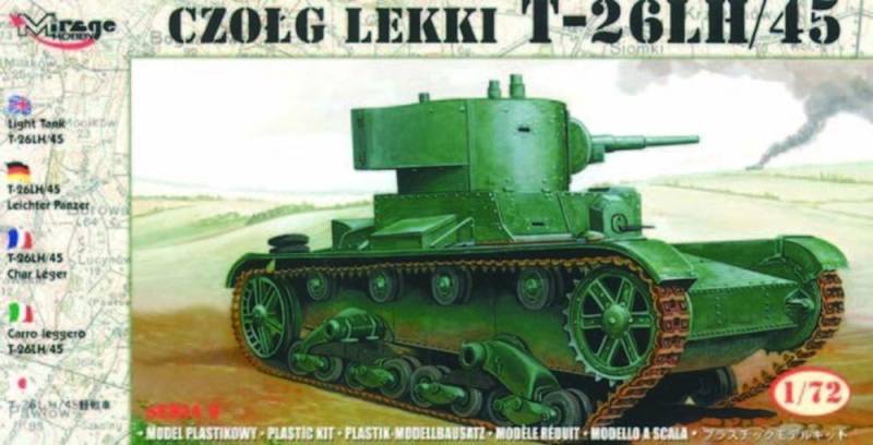 Leichter Panzer T-26 LH/45 von Mirage Hobby